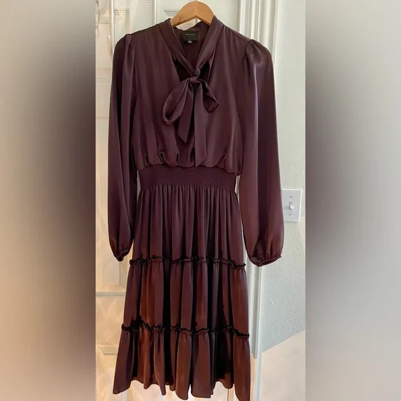lioness brown polka dot dress About A Girl Maxi Dress Chocolate